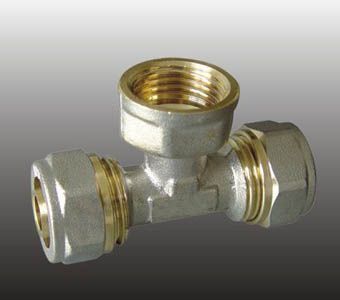 Тройник F 310.2005 (FR 2005 T20х3/4F х20 ц-г-ц) латунь (уп.5шт) Frap