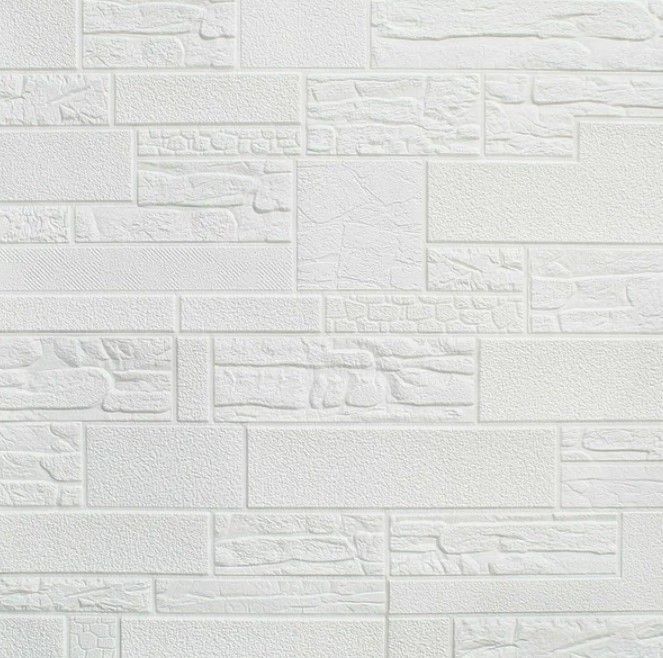 Панель самокл. 3D 700х700х5,0мм арт.541 «Плитка ВЕНЕЦИЯ белая» (упак. 10шт.) (ДЕКОФИКС)