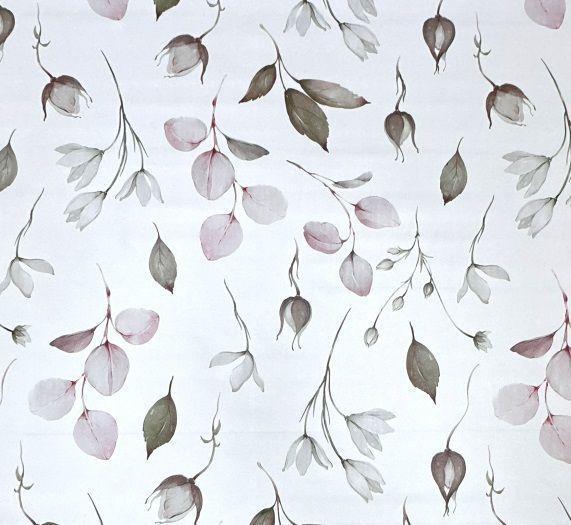 Клеенка на тк.основе "Алегра" Цветок хлопка (1.40х20м)