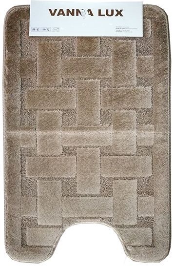 Коврик Vanna Lux туалет (1предмет) 50х80см коричн.