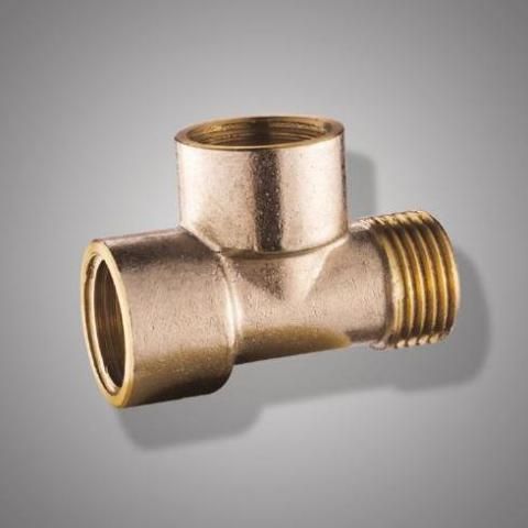 Тройник резьбовой латун. F 332.0404 (T 1/2F*1/2F*1/2М) (уп.5шт.)