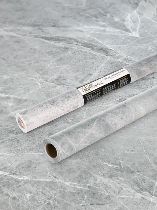 Пленка с/к Делюкс Professional арт.12020004 (серый мрамор) 0.45х6м