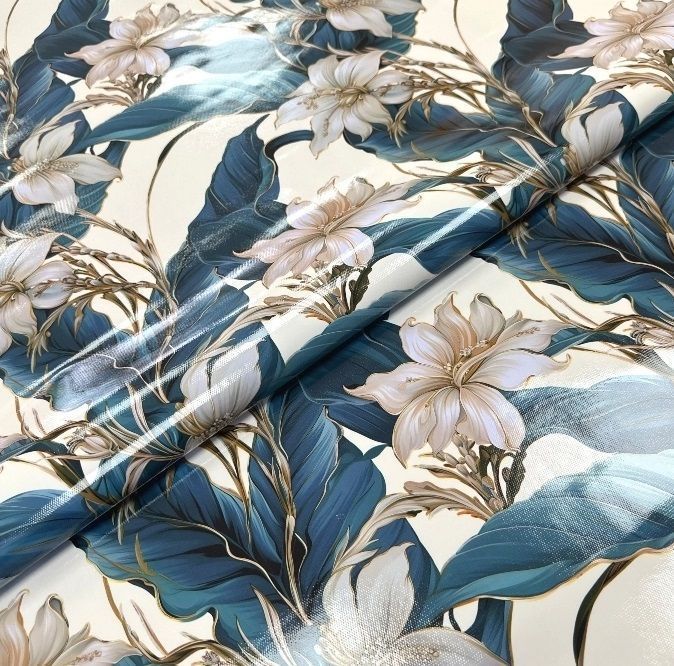 Клеенка на тк.основе "ГЛЯНЕЦ"  21671 (STS5719-2) (1.37х20м)