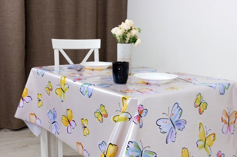 Клеенка на тк.основе "ГЛЯНЕЦ" Очарование (1.37х20м)