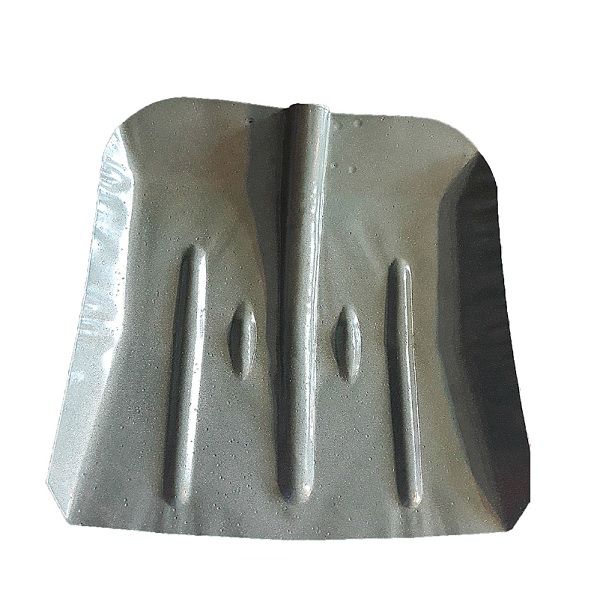 Лопата для снега металлическая 360*370 порошковый окрас с мет.планкой ЛС (упак 10шт.)