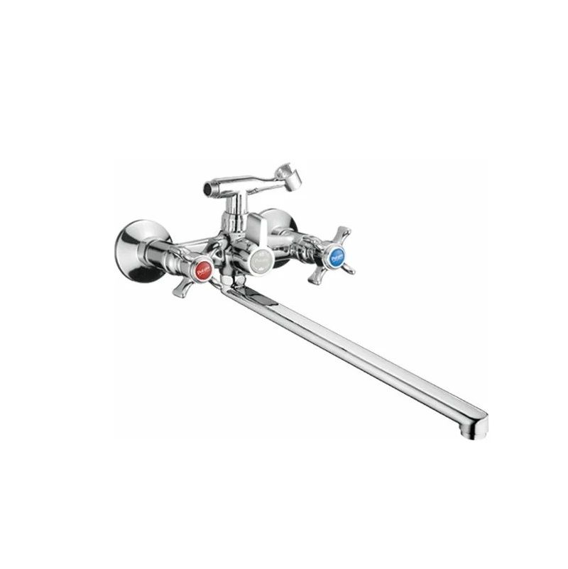 Смеситель для ванны и умывальника хром Potato P 2362