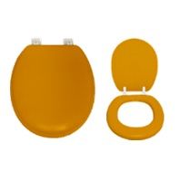 Крышка для унитаза мягкая горчичный