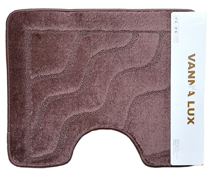 Коврик Vanna Lux туалет (1предмет) 50х60 см коричн.