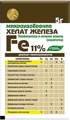 Хелат железа 5г (30 шт.)