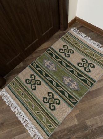 Коврик из хлопка 60*120 зел. UK10 6120201 Kilim Usak
