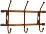 Вешалка настенная ВН3/А 3-Крючка (284 х 188 мм.) медь Ника (упак.5 )
