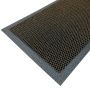Коврик напольный Mesh Mat 40х60 черно-золотой
