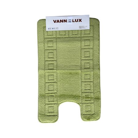 Коврик Vanna Lux туалет (1предмет) 50х80см зеленый