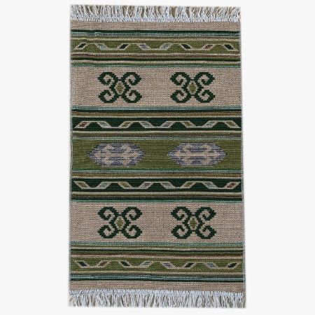 Коврик из хлопка 60*90 зел. UK10 Kilim Usak