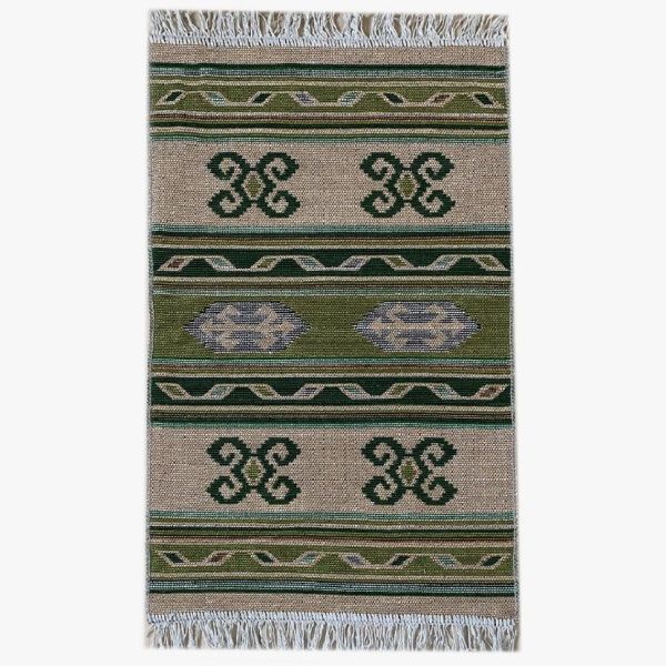 Коврик из хлопка 60*90 зел. UK10 Kilim Usak