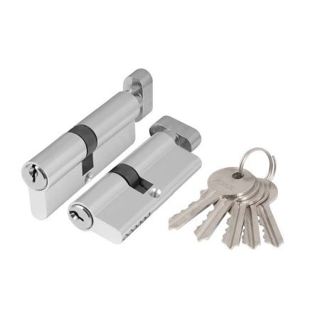 Цилиндровый механизм AZ1002Knob60 хром