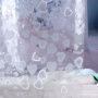 Штора для ванной прозрачная 3D геометрия 61029 сердечки 180*180