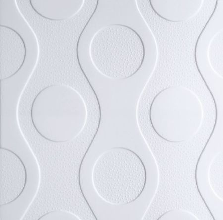 Плитка потолочная белая ламинированная Солид С-2073/34 (упак.136 шт.)