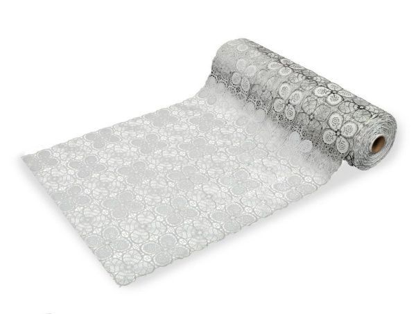 Салфетка FL-2945 серебро(41003) (0.50*20м.)