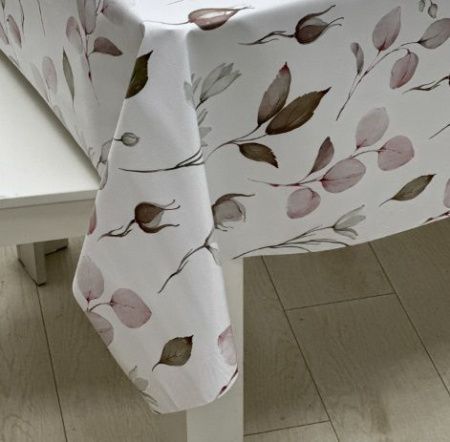 Клеенка на тк.основе "Алегра" Цветок хлопка (1.40х20м)