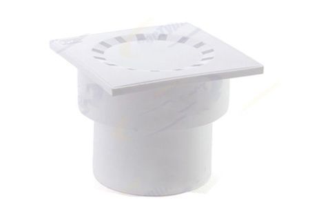 Трап горизонтальный D110 решетка пласт.150 х150