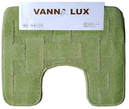 Коврик Vanna Lux туалет (1предмет) 40х50 см зеленый