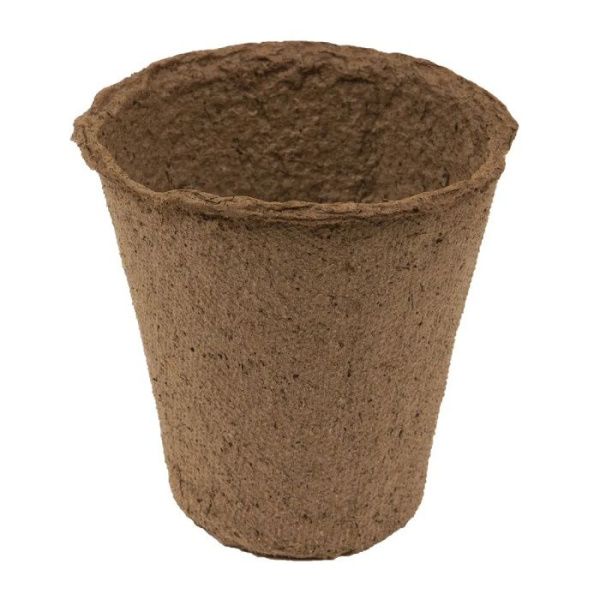Горшок торфяной круглый 8х8 см, (упак. 20 шт.)