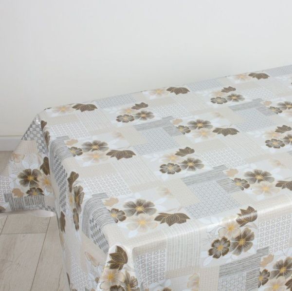 Клеенка на тк.основе "Аурум Колор" Цветочная композиция (1.40х20м)