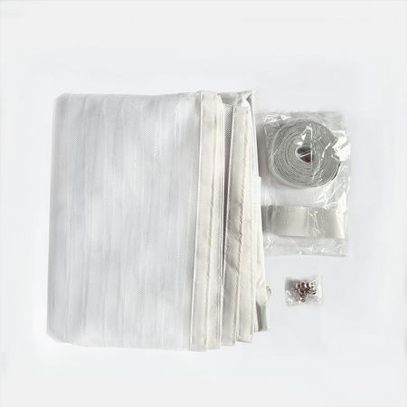 Сетка москитная на магнитах ПРЕМИУМ с велькро 100х210см бел. (упак.26шт.)