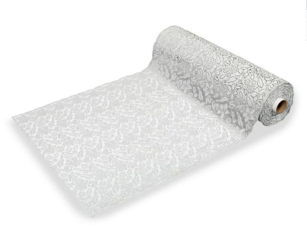 Салфетка FL-2972 серебро(41007) (0.50*20м.)