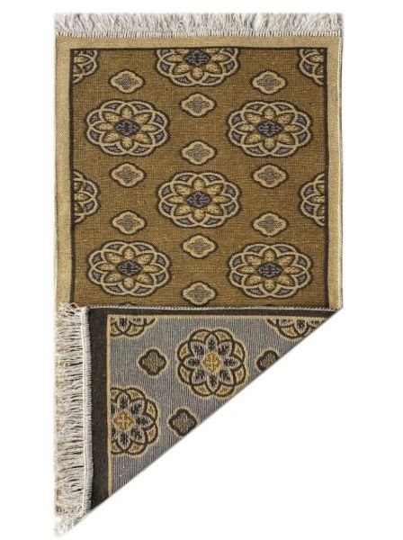 Коврик из хлопка 80*150 беж./сер. 1274 Kilim Usak