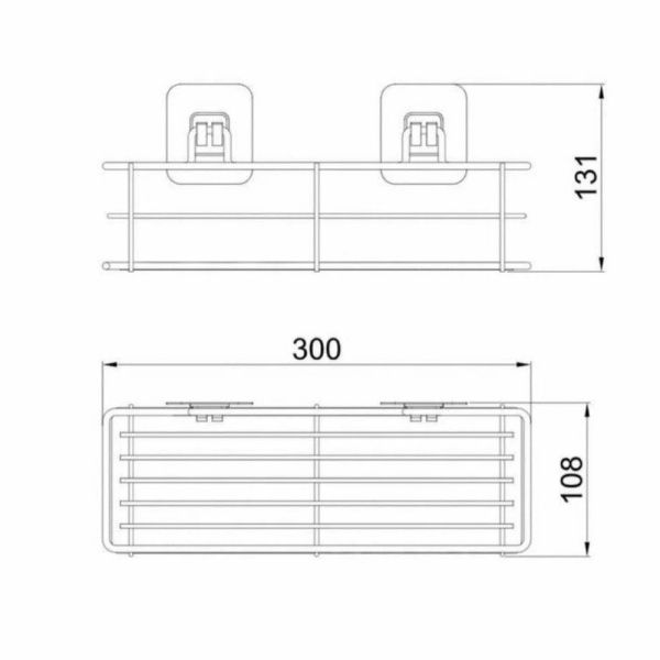 Полка подвесная P2802-2 (28 серия)