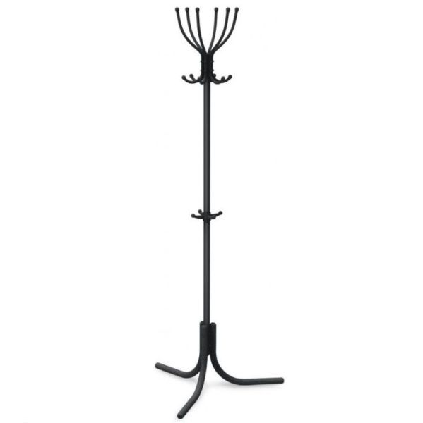 Вешалка напольная ВК6/Ч Комфорт 6 черный Ника
