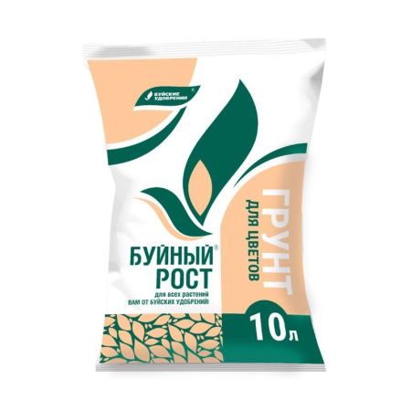 Грунт для цветов "БУЙНЫЙ РОСТ" 10л