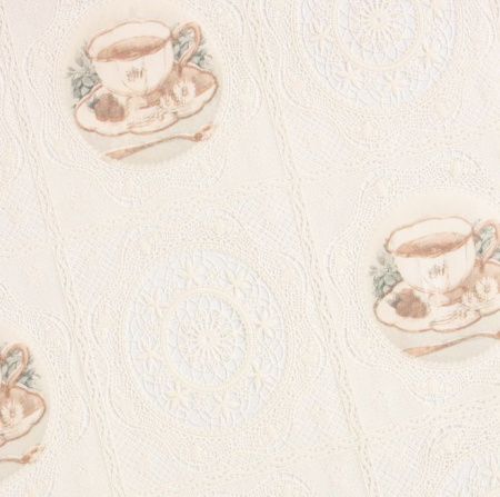 Клеенка ажурная "Lace Print" YD-B2122K, сер.(1,37х20м)