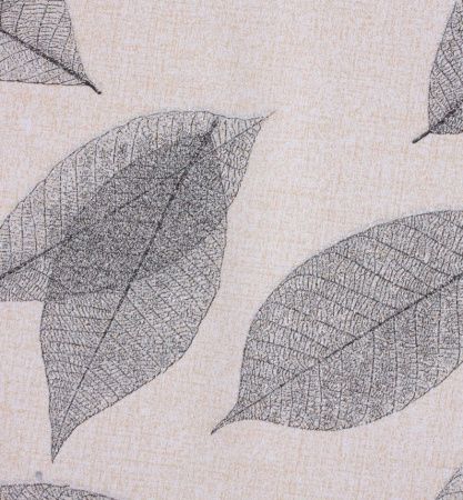 Клеенка на тк.основе "Аурум" Серебряные листья (1.40х20м)