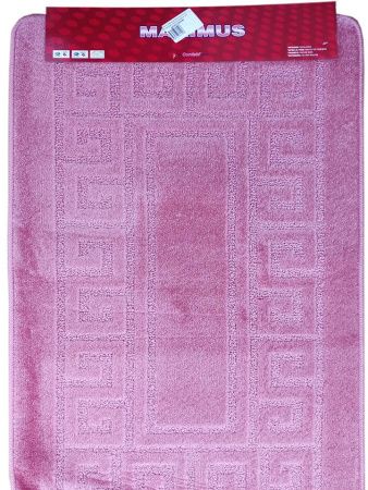 Набор ковриков Maximus (2предмет) 60х100/50х60см 580 розовый