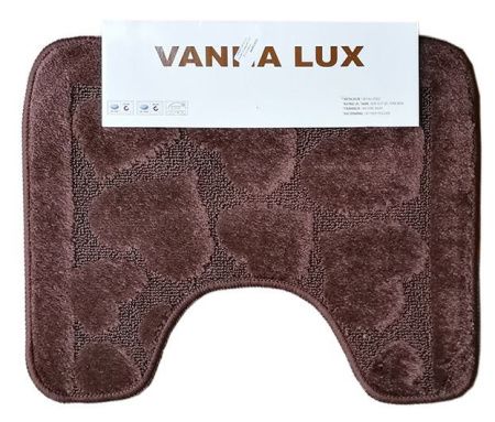 Коврик Vanna Lux туалет (1предмет) 40х50 см коричн.