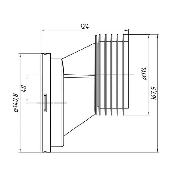 W-0420 Манжета эксцентриковая 40мм АНИ ПЛАСТ