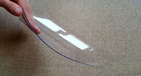 Термоклеенка прозрачная толщ, 0,8мм "Laser" 80см*20м