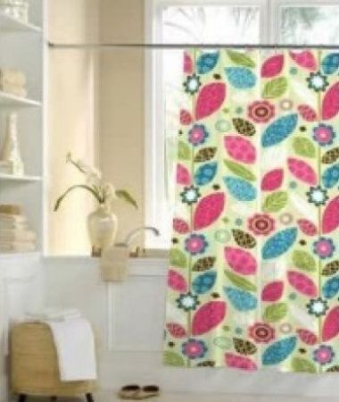 Штора для ванной тканевая 30256, Reaction, "Залел", 180*200