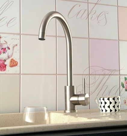 Смеситель для кухни монокомандный хром Potato Diadonna D 46-0003S