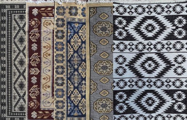Коврик из хлопка 60*90 зел. UK01 Kilim Usak