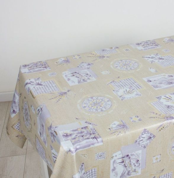 Клеенка на тк.основе "Аурум Колор" Гармония лаванды (1.40х20м)