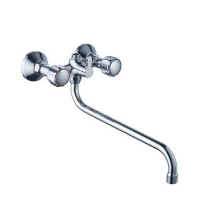 Смеситель для ванны и умывальника двухручковый хром Potato Diadonna D 80-226355