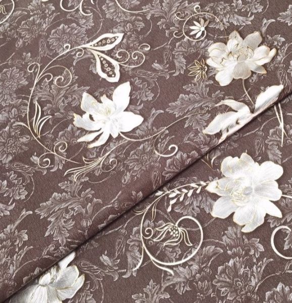 Клеенка на тк.основе лазерная "Жемчуг с принтом" 21695 (1.37х20м)