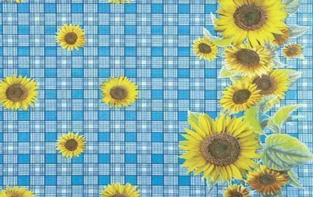 Клеенка на тк.основе "Колорит" 103/1 гол.Подсолнух (1.26х25м)