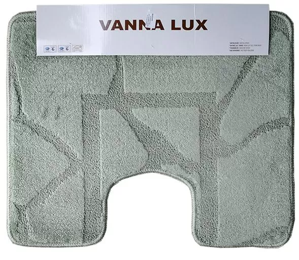 Коврик Vanna Lux туалет (1предмет) 50х60 см зеленый