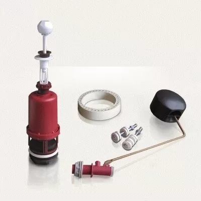 Арматура универсал. АС-1.1 (д/смывного бочка) штоковая с шаровым клапаном.бок. подв (Тула)