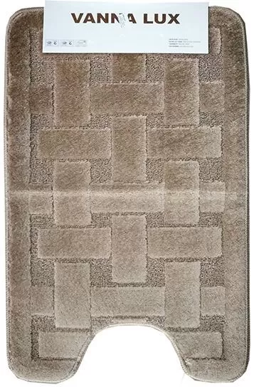 Коврик Vanna Lux туалет (1предмет) 50х80см коричн.